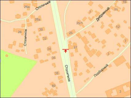 Billboard  in Kyiv, есть  Stolicnoe Sosse 27-2 scheme