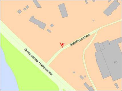 Billboard A in Kyiv, 6х3  Zdolbunivs'ka st. 100 m do k Dnipr nab scheme