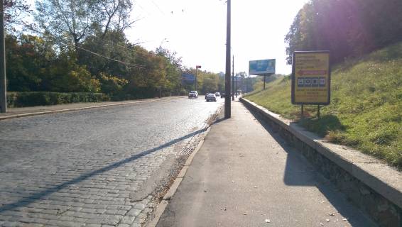 Citylight A in Kyiv, 1,2Х1,8  Podil's'kij uzviz 1 (statika) vid Kirilivs'koi st. Photo 1