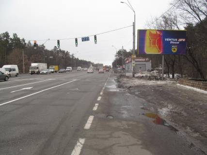 Billboard A in Kyiv, 6х3  Brovars'kij pr-t povorot na Zazim'a svitlofor do Kieva Photo 1