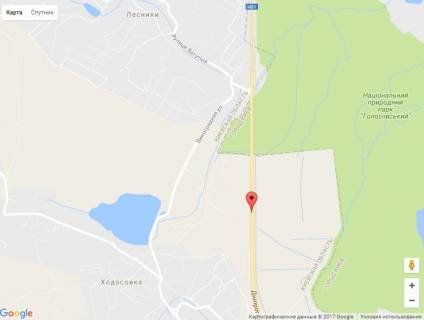 Billboard A in Kiev roads, 6х3  Novoobuhivs'ka trasa 22+200 km, pravoruc z Kieva scheme