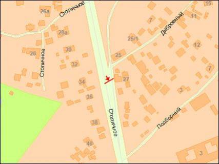 Billboard  in Kyiv, есть  Stolicnoe Sosse 27-2 scheme