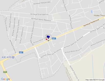 Billboard A in Brovary, 6х3  m.Brovari, st.Kiivs'ka, 60,  (svitlofor) scheme