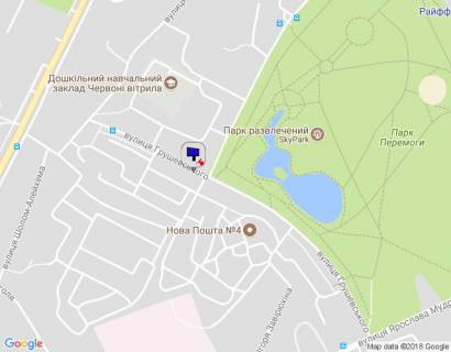 Billboard B in Brovary, 6х3  m.Brovari, st.Grusevs'kogo, 15-A, (svitlofor, peretin z st.N.Sotni) scheme