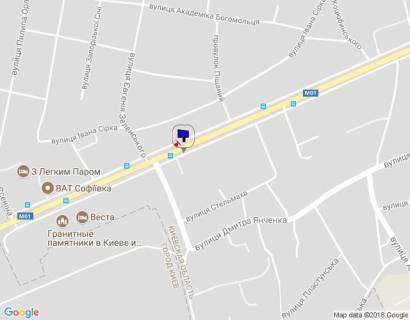 Billboard A in Brovary, 6х3  m.Brovari, st.Kiivs'ka, 40  (svitlofor) scheme