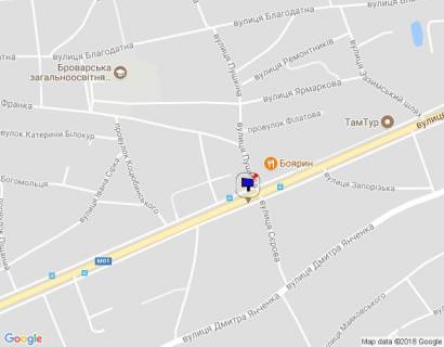 Billboard B in Brovary, 6х3  m.Brovari, st.Kiivs'ka, 90  (svitlofor) scheme