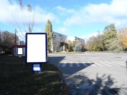 Citylight B in Fastiv, 1,2х1,8  g.Fastov, st.Internacional'naa, 14, restoran Staraa Praga, avt.ostanovka Photo 1