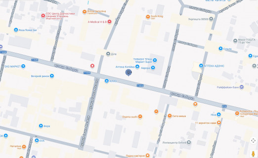 Citylight A in Fastiv g.Fastov, perekrestok st. Internacional'noj i st. Sobornoj scheme