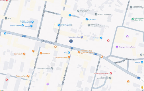 Citylight B in Fastiv g.Fastov,  perekrestok st.L'va Tolstogo i Sobornoj, 18 scheme