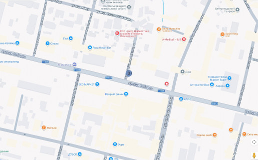 Citylight A in Fastiv g.Fastov, st.Sobornaa, 34, Vecernij rynok scheme