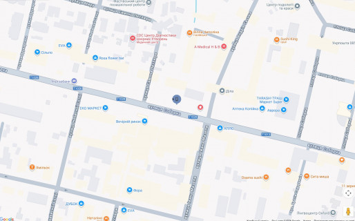 Citylight B in Fastiv g.Fastov, st.Sobornaa, 34, Vecernij rynok scheme