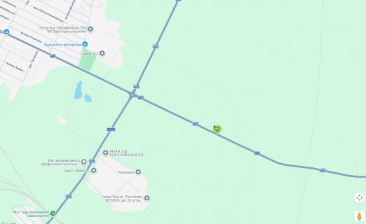 Billboard A in Fastiv, 6х3  st. Fastivec'ka (Akubovs'kogo), viizd, v'izd na Kiiv scheme