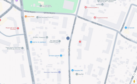 Citylight A in Fastiv, 1,2х1,8  g.Fastov, st.L'va Tolstogo, 28, CRL scheme