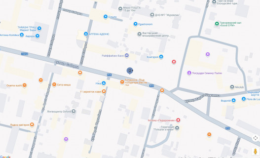 Citylight A in Fastiv g.Fastov,  perekrestok st.L'va Tolstogo i Sobornoj, 18 scheme