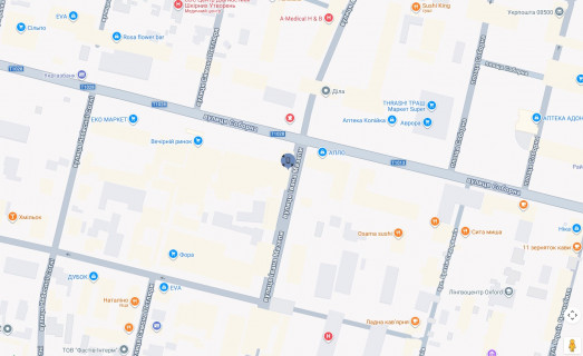 Citylight A in Fastiv, 1,2х1,8  g.Fastov, perekrestok St.Sobornaa i Internacional'naa scheme