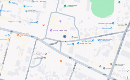 Citylight B in Fastiv, 1,2х1,8  g.Fastov, st.Sobornaa, central'naa plosad' DKZ scheme