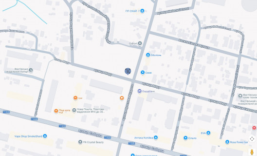 Citylight A in Fastiv, 1,2х1,8  g.Fastov, perekrestok st.Cervonoarmejskoj i Kujbyseva, 36 scheme