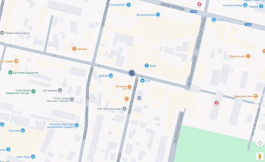 Citylight B in Fastiv, 1,2х1,8  g.Fastov, st.1-go Travna, torgovij centr m-n Furset El'dorado scheme