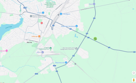 Billboard B in Fastiv, 6х3  g.Fastov,  st.Akubovskogo, vyezd, v"ezd na Kiev scheme