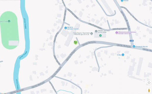 Billboard B in Fastiv, 6х3  st. Soborna, 68, (central'na st. mista) vid zilmasivu Zaricca, do centru scheme