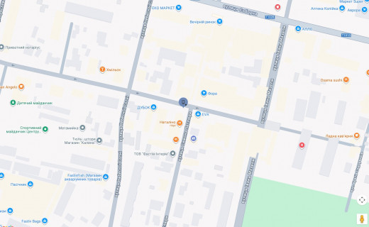 Citylight B in Fastiv g.Fastov, st.1-go Travna, torgovij centr m-n Furset El'dorado scheme