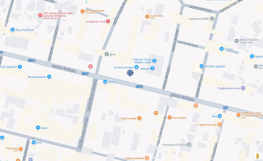 Citylight A in Fastiv g.Fastov, perekrestok st. Internacional'noj i st. Sobornoj scheme