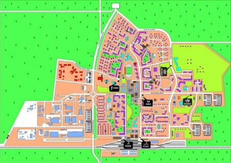 Billboard B in Slavutich, 3x6  Kiivs'ka obl., m. Slavutic, perehresta Molodiznogo bul'varu ta st. 77-i Gvardijskoi Divizii, storona B scheme