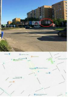 Billboard A in Uzhgorod st. Legoc'kogo (Kolo, TC Tokio, TC Vopak, Velmart,AZS "WOG",ATB napramki na Zakarpats'kij derzavnij universitet, vulici Zan'kovec'ka, 8 Berezna, Peremogi, Bab'aka) Photo 1