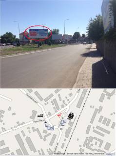 Billboard B in Uzhgorod, 3х6  st. Zaliznicna-Stancijna (Z/d vokzal,Avtovokzal, Central'na castina mista - privokzal'na plosa, intensivnij ruh) Photo 1