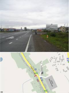 Billboard A in Uzhgorod, 3х6  st. Urozajna (Vizd na najbil'sij recovij rinok"Krasnodonciv",Avtosalon "Mitsubisi", "Tojota" servis, TIR- servis, tri AZS"SHELL","Market","BROM".V'izd na na mitnij post "Zakarpatta" ta mitnij sklad m. Uzgoroda. V'izd na avto-recovij rinok Photo 1