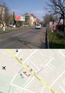 Billboard B in Uzhgorod, 3х6  st. Sobranec'ka (perehresta, doroga v centr mista, naproti TC "Dastor", porad salon "Tojota", l'odovikovij katok, golovnij v'izd zi Slovac'kogo kordonu, aeroportu) Photo 1