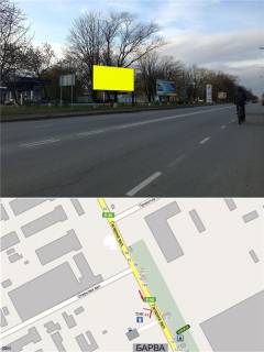 Billboard B in Uzhgorod st. Gagarina (perehresta, naproti AZS "TNK", ATB napramok v centr, golovnij v'izd v misto, doroga do Vokzalu. AZS, servisi, rinki, MREO, koledz) Photo 1