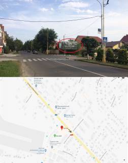 Billboard A in Uzhgorod, 3х6  st. Sobranec'ka (Perehresta, doroga v centr mista, naproti TC "Dastor", porad salon "Tojota", l'odovikovij katok, golovnij v'izd zi Slovac'kogo kordonu, aeroportu) Photo 1
