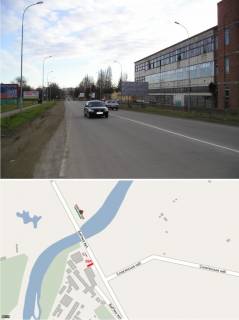 Billboard A in Uzhgorod, 3х6  st. Babaka ( "Epicentr","Nova Linia","Velmart" TC "Vopak", AZS "WOG" "OKKO" "BROM",ATB, Institut EIP.) Photo 1