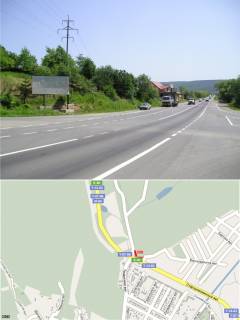 Billboard B in Uzhgorod, 3х6  st. Timirazeva (perehr. Kon'acnij zavod, restoran Kilikia, AZS"WOG", povorot na spal'nij rajon, intensivnij ruh) Photo 1