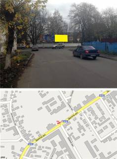 Billboard A in Uzhgorod, 3х6  st. Drugetiv (perehresta, Central'na castina mista, MTS,TC"Vopak",skoliNo2,No20, rajonne DAI, zavod FMK, intensivnij ruh) Photo 1