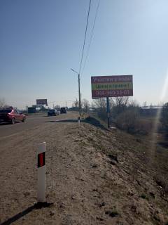 Billboard A in Oseshchina, 6*3  Osesina, trasa Kiiv-Desna, 50 m pisla povorotu na s.Osesina v storonu s.Hotanivka z pravogo boku Photo 1