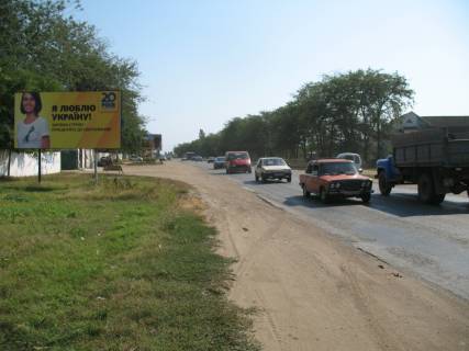 Billboard B in Bilgorod-Dnistrovsky, 3x6  AvtoGazCentr, AZS, Avtomagazin, avtoMojka, vyezd na Kurorty, Odessu Photo 1