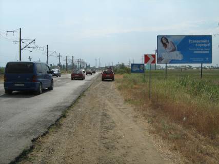 Billboard A in Zatoka, 3x6  v"ezd, (s Belgorod-Dnestrovskogo, Izmaila, Moldovy) na Odessu Photo 1