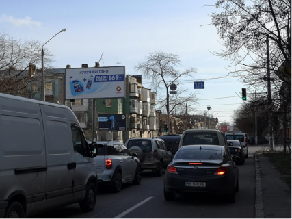 Billboard B in Odessa, 3х6  st. Masoedovskaa/ st. Prohorovskaa 6 Photo 1