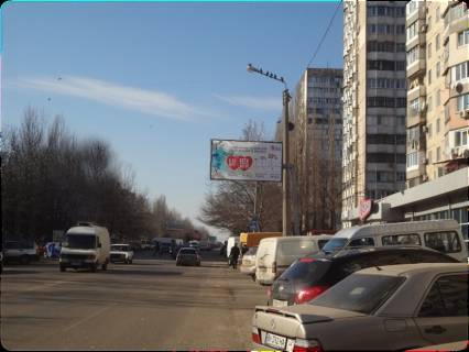 Billboard A in Odessa, 3х6  st. Generala Bocarova 44/ Dnepropetrovskaa doroga (vozle <<Sil'po>>, naprotiv rynka <<Severnyj>>). Photo 1