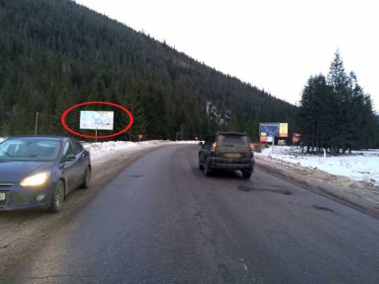 Billboard B in Tatariv, 3x6  Trasa N-09 Mukacevo-L'viv, viizd z sela, napramok ruhu na Bukovel' Photo 1