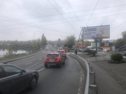 Billboard A in Petropavlivska Borshchagivka, Board 3x6м  вул. Соборна, 16, (вул. Леніна), поруч "ФОРА", ЖК "НоваБудова", навпроти озера, 50м до Ресторан - Колиба "Село і Люди", в напрямку з Києва Photo 1