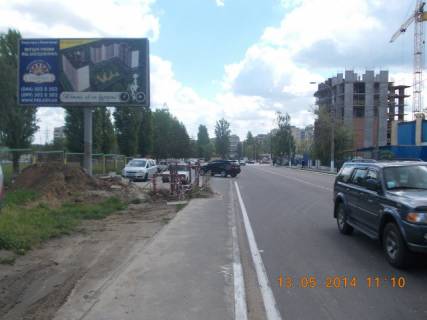 Billboard B in Vishgorod, Board 3x6м  st. Soludenko, stadion "Energetik", v napramku st. Mazepi, st. Naberezna Photo 1