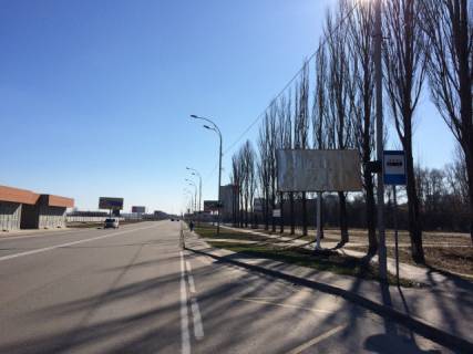 Billboard A in Vishgorod, Board 3x6м  st. Naberezna, ostanovka k-r Mir, napravlenie v Kiev Photo 1