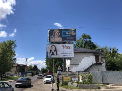 Billboard A in Kryukivshchyna st. Odes'ka/st. Balukova, svitlofor, perehresta, zupinka, AZS "Gaz", "Park Krukivsina", 500m do "Domosvit", v bik  m. Kiiv (verhnij) Photo 1