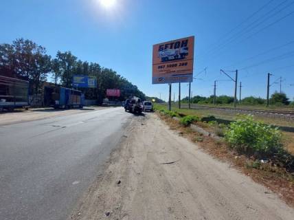 Billboard A in Vishnev, Board 6x6м (3х6м)  Zilans'kij mist / st. Nova/ Kil'ceva doroga, v bik  m. Visneve, z m. Kiiv scheme