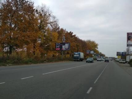 Billboard B in Vishnev, Board 3x6м  st. V. Cornovola, navproti, 49a,  Mebleva fabrika "Lirona", Magazin "Santeho" (Lena), v bik m Visneve Photo 1
