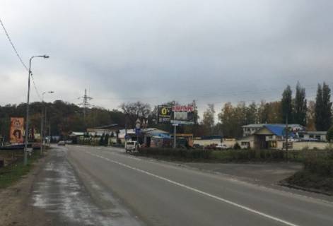 Billboard A in Novosilki, Board 3x6м  st. Vasil'kivs'ka/st. Sadova, poruc ZK "Sofia Nova",  navproti Himskladu, pered povorotom na st. Primis'ka, "Nova Posta", "Brooklyn Barbershop", "El Vanilla",  uzbicca dorogi Novosilki-Cabani Photo 1