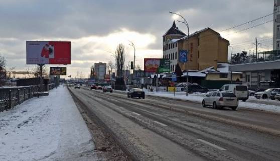 Billboard B in Vishgorod, Board 3x6м  вул. Набережна, передАЗС "WOG", 250м. від зупинки "Чайка", ЖК "БЕРЕГИНЯ", "Деревяний Ринок", "Сільпо", "Universal Bank", в напрямку м. Київ Photo 1